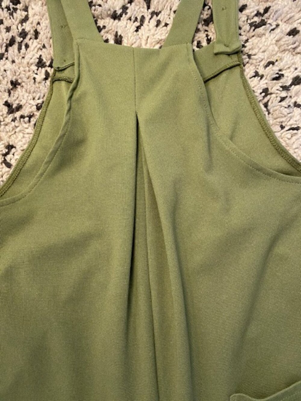 Halara Jogger Romper Dungarees all in one green NWOT Size XS - Picture 12 of 14